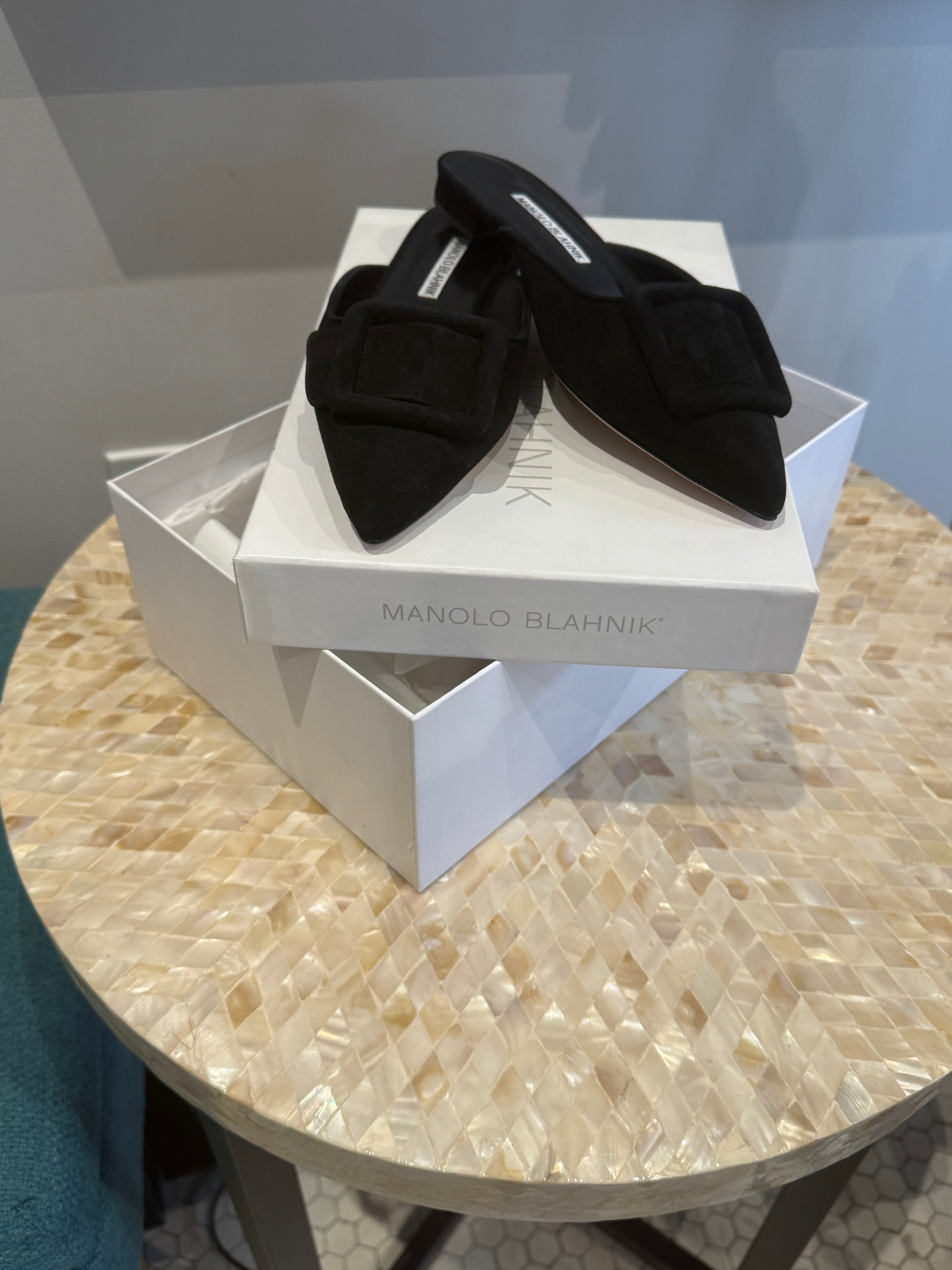 Manolo Blanhik mules size 36