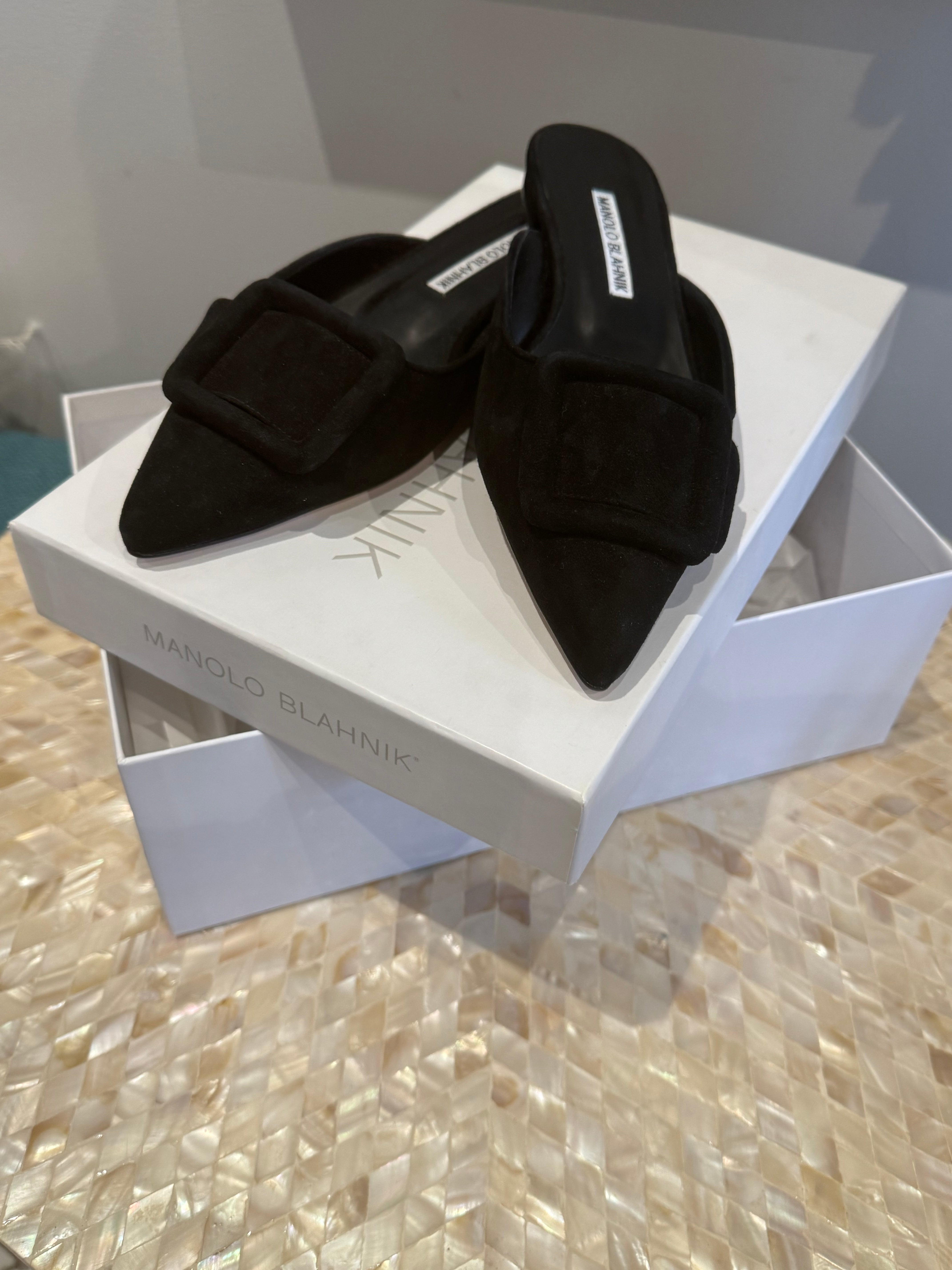 Manolo Blanhik mules size 36