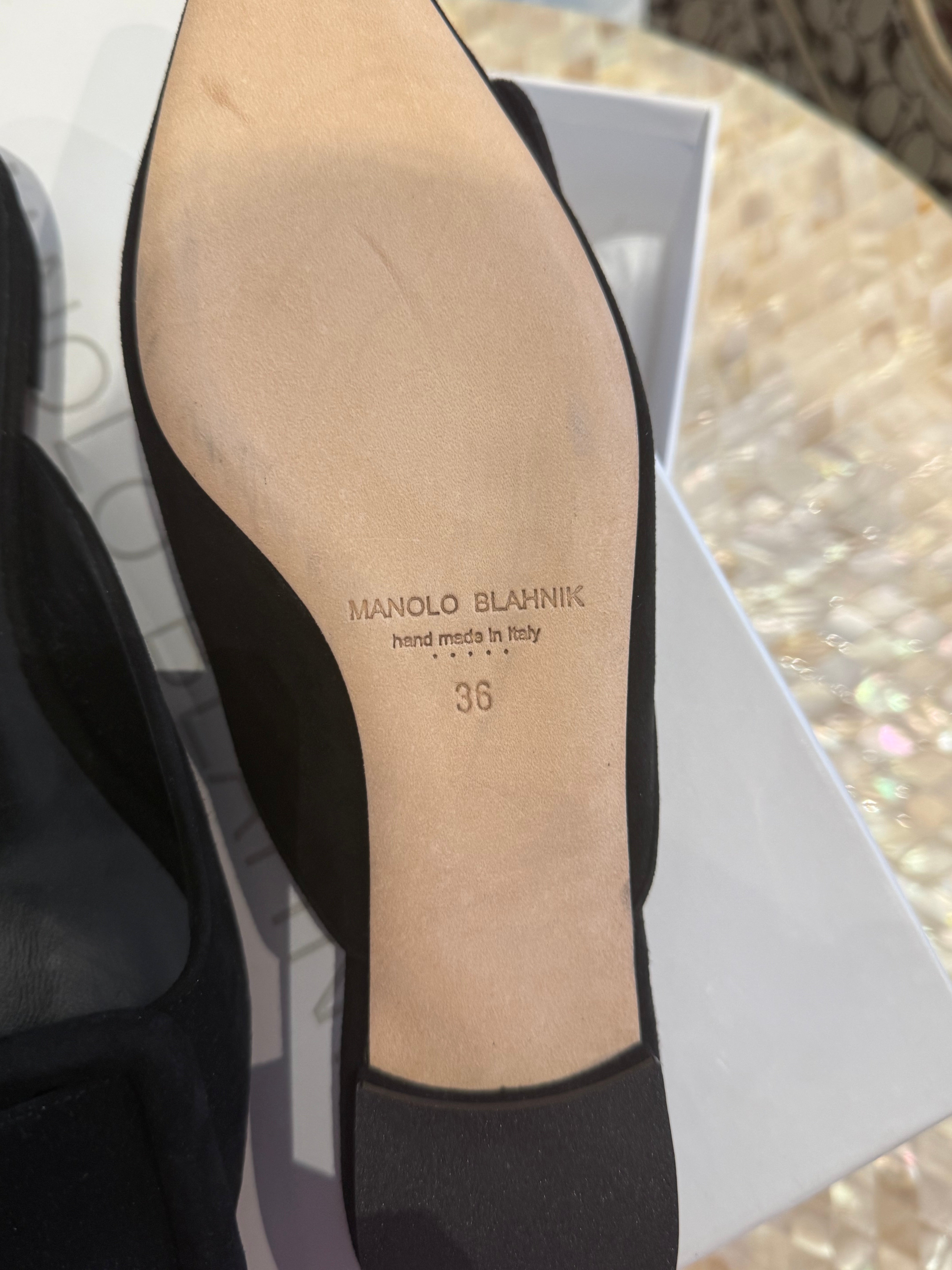 Manolo Blanhik mules size 36