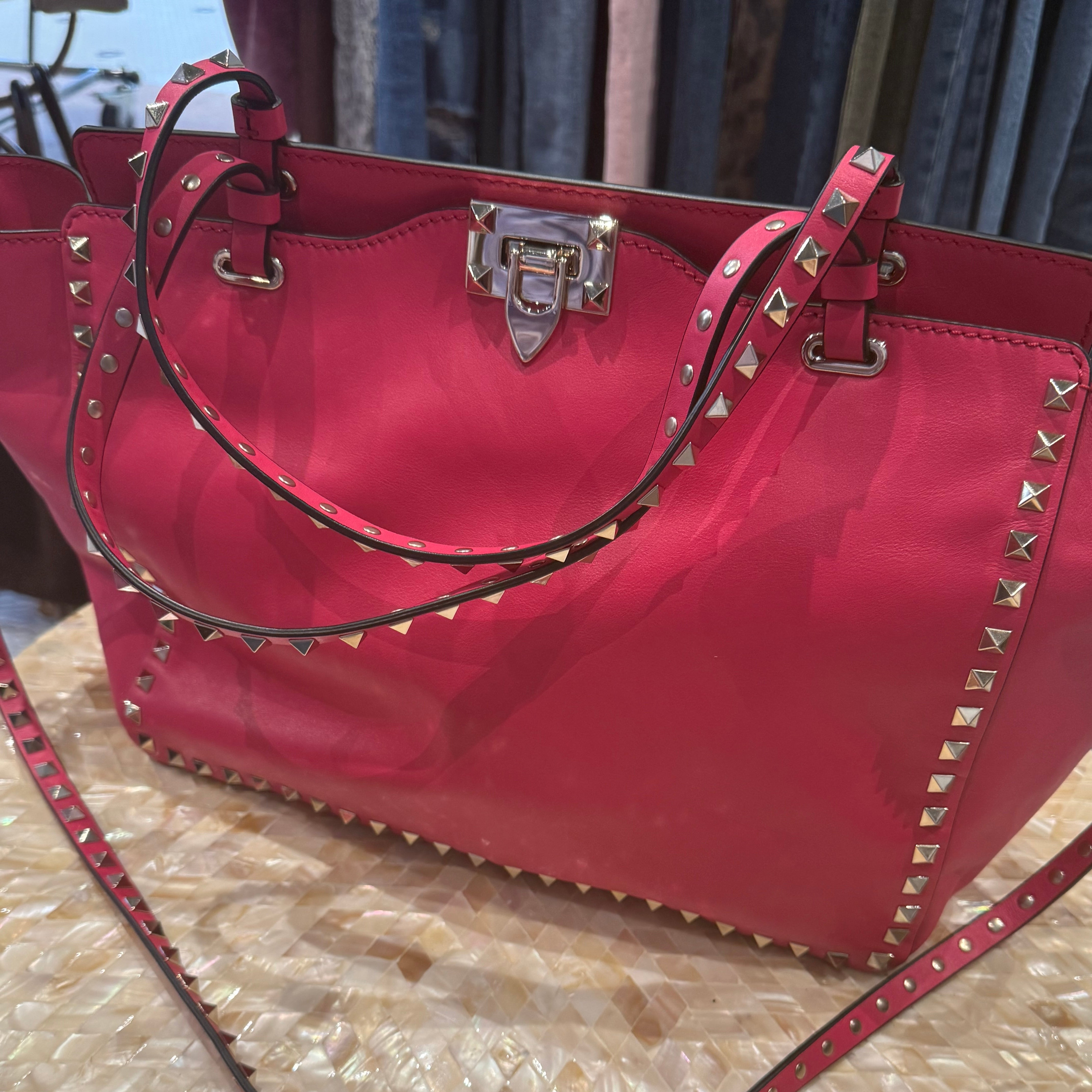 Pink Valentino Rockstud handbag