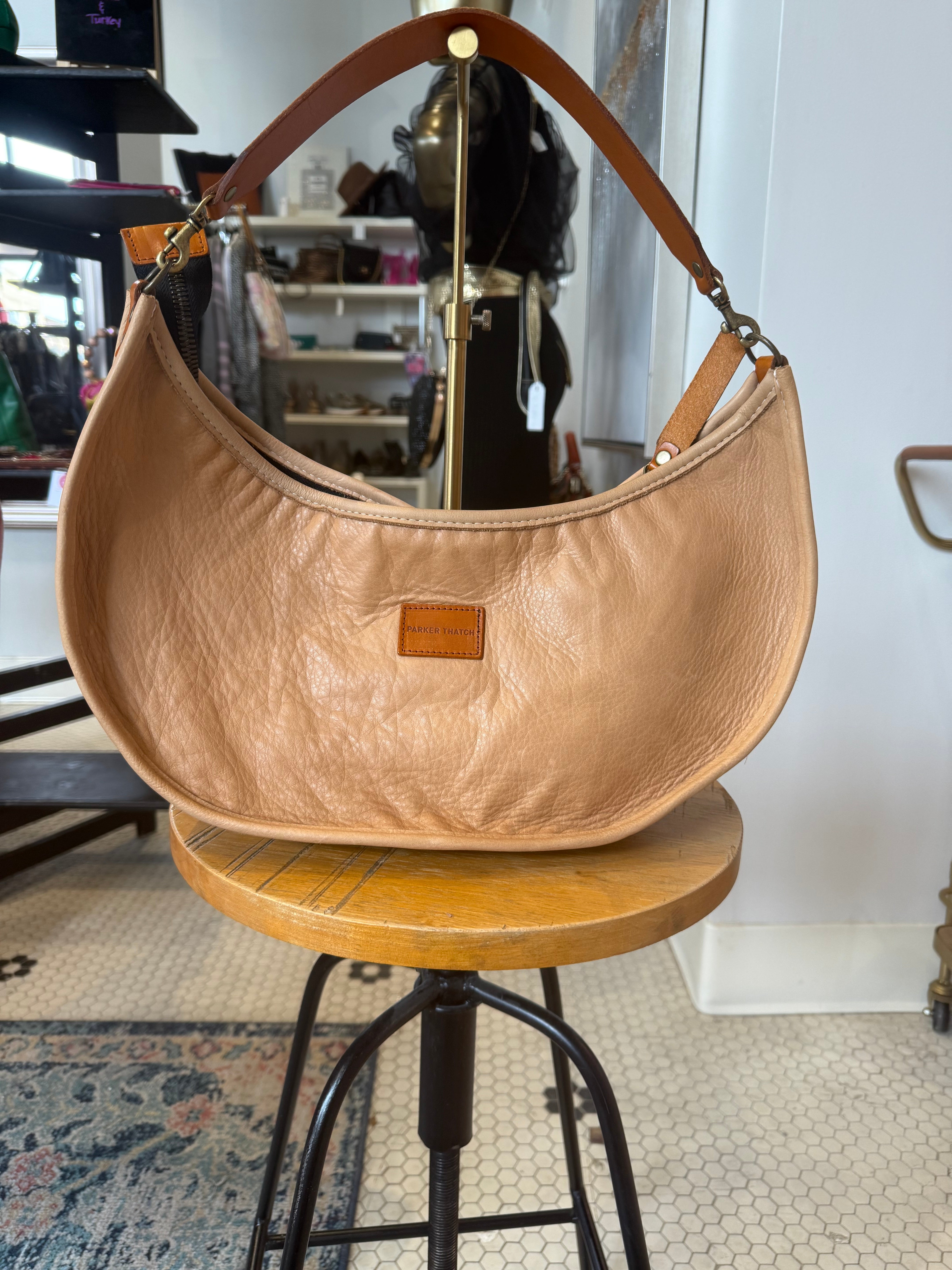 Parker Thatch Luna Handbag in butterscotch