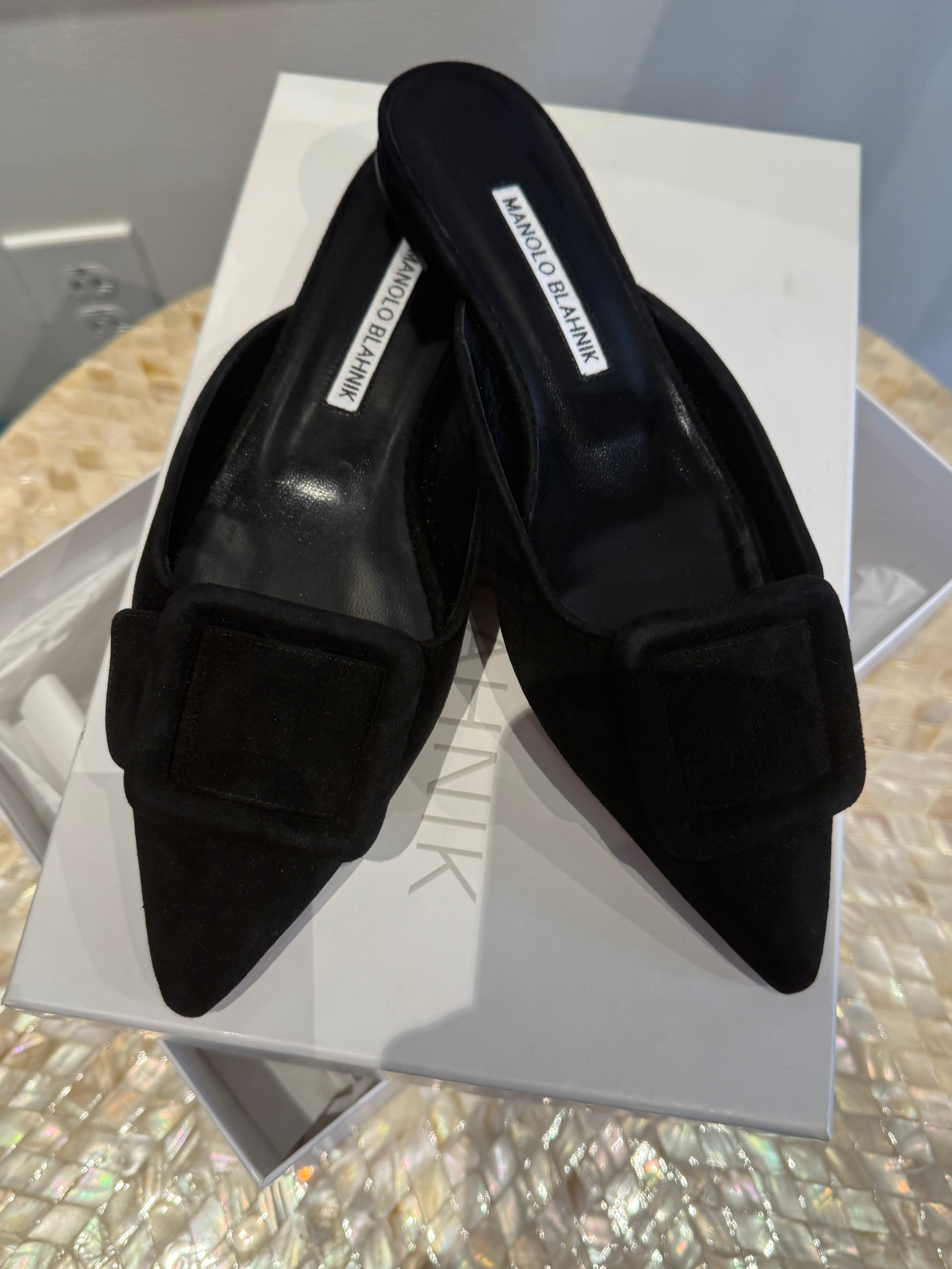Manolo Blanhik mules size 36