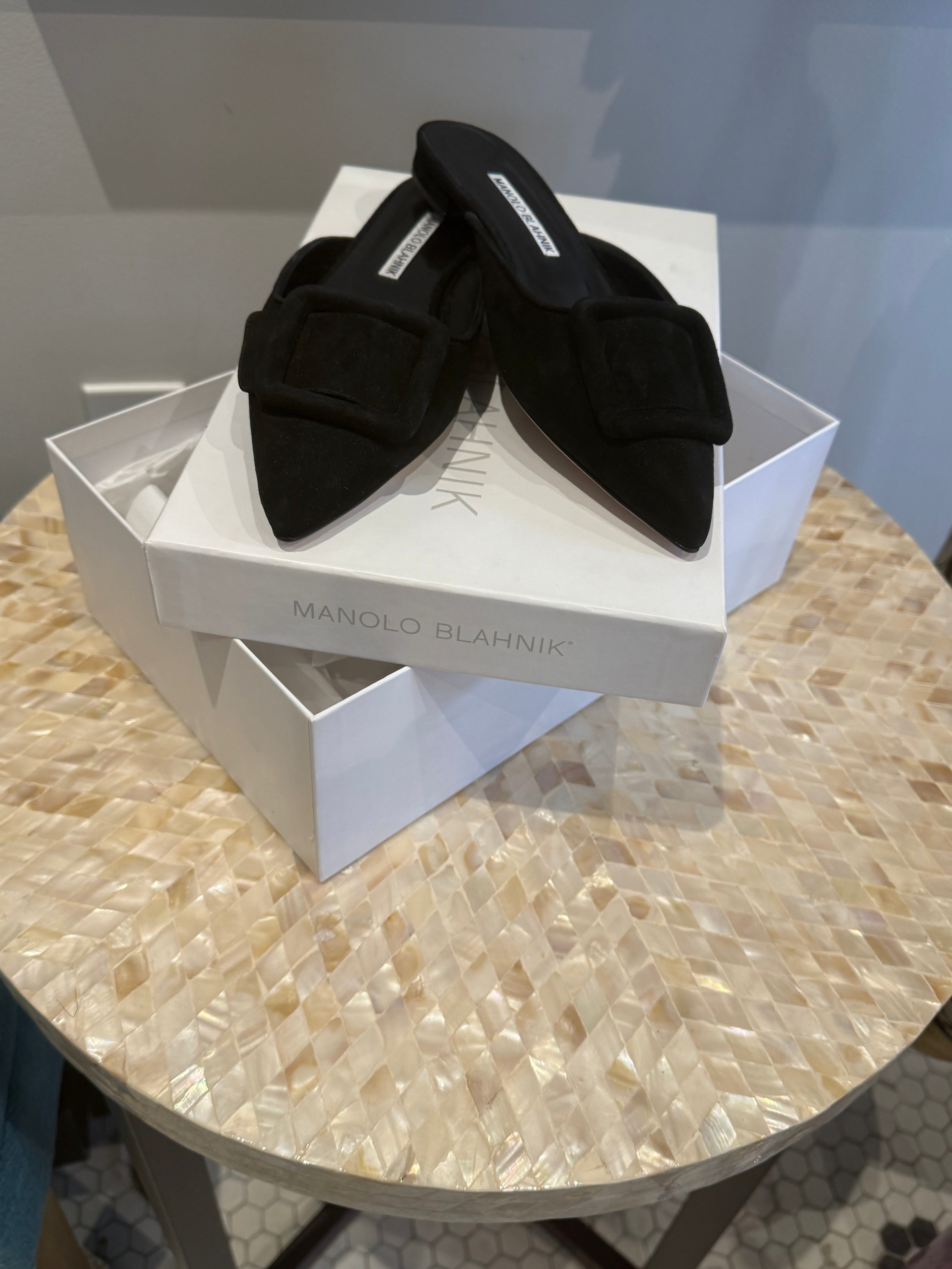 Manolo Blanhik mules size 36