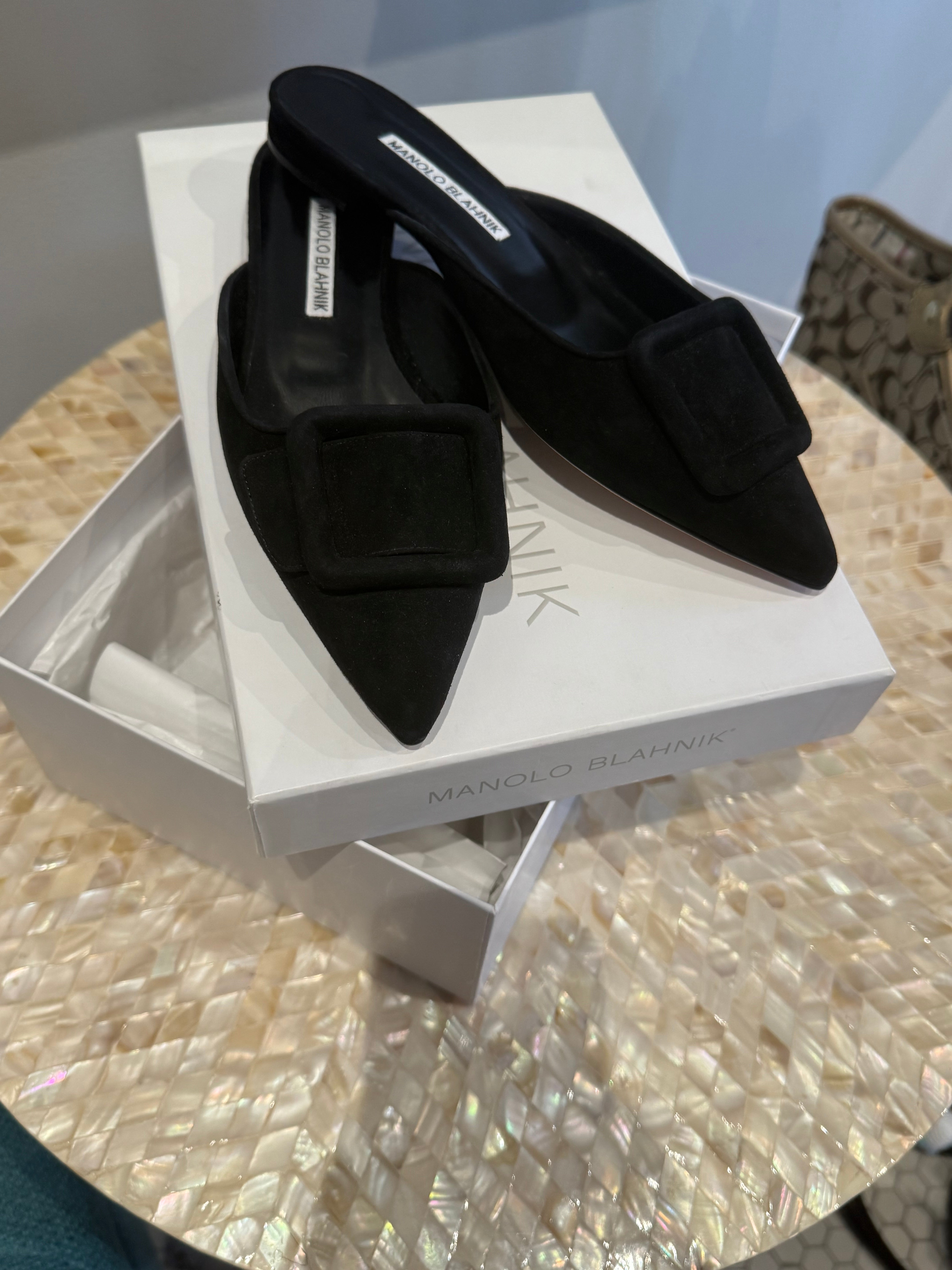 Manolo Blanhik mules size 36