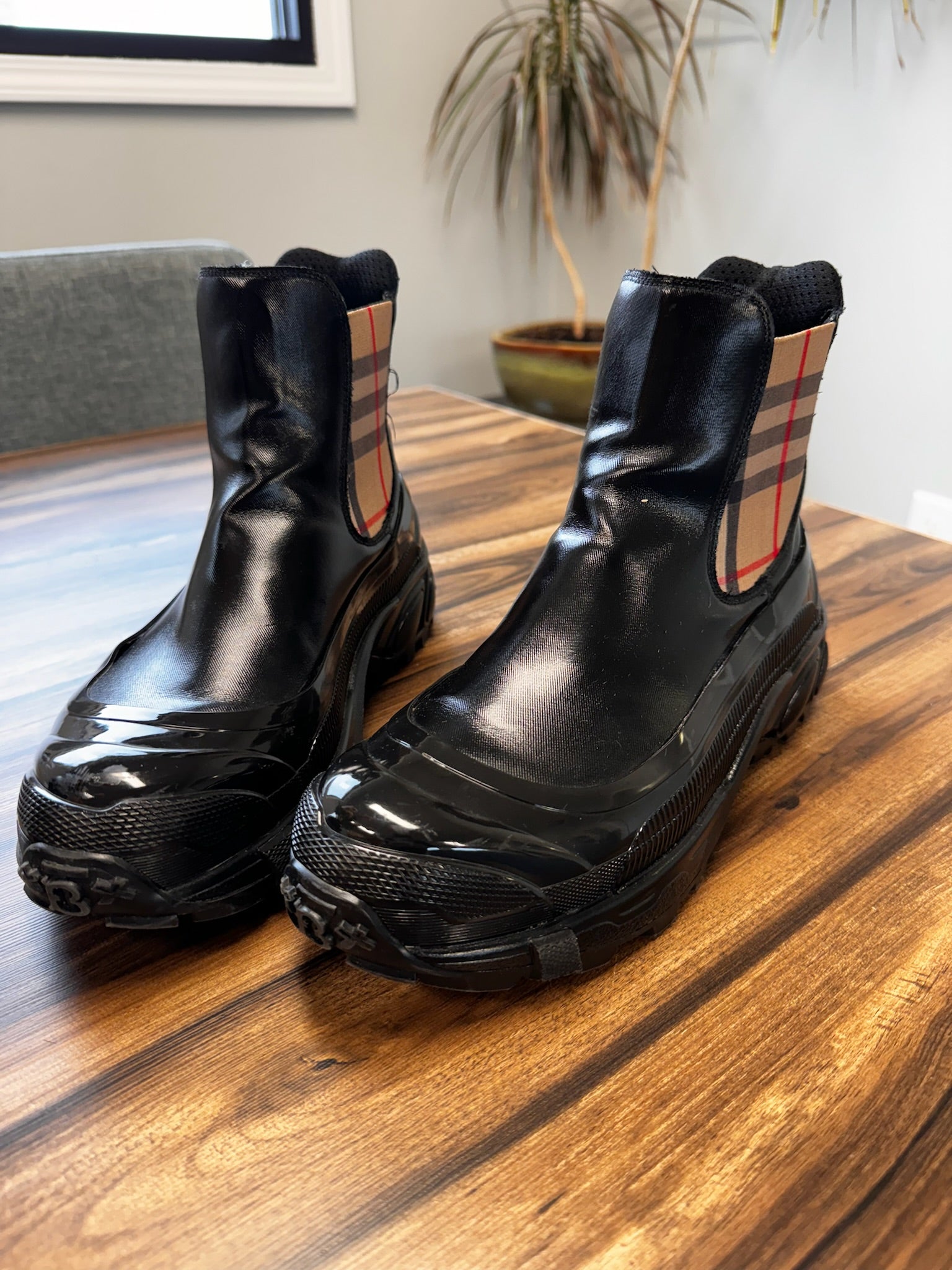 Burberry レザーブーツ ours 深水光太　40 BURBERRY BOOT SIZE 40
